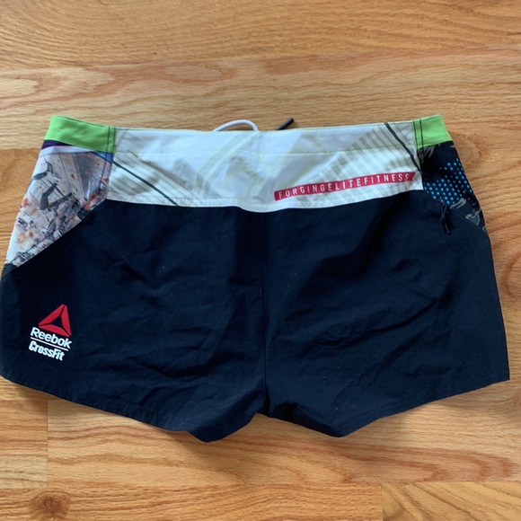 Reebok crossfit games shorts avacado delta boardshort bathing suit bottom XCF - Picture 6 of 11